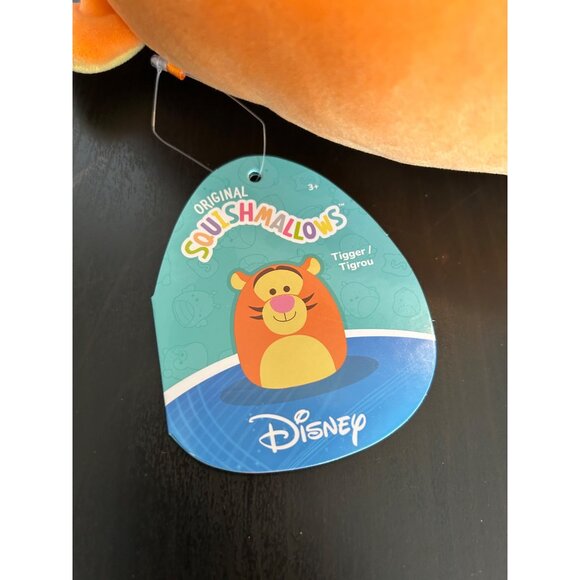 Disney Squishmallows Tigger Plush Toy 8" Soft Stuffed Animal Tiger Collectible - Picture 7 of 11